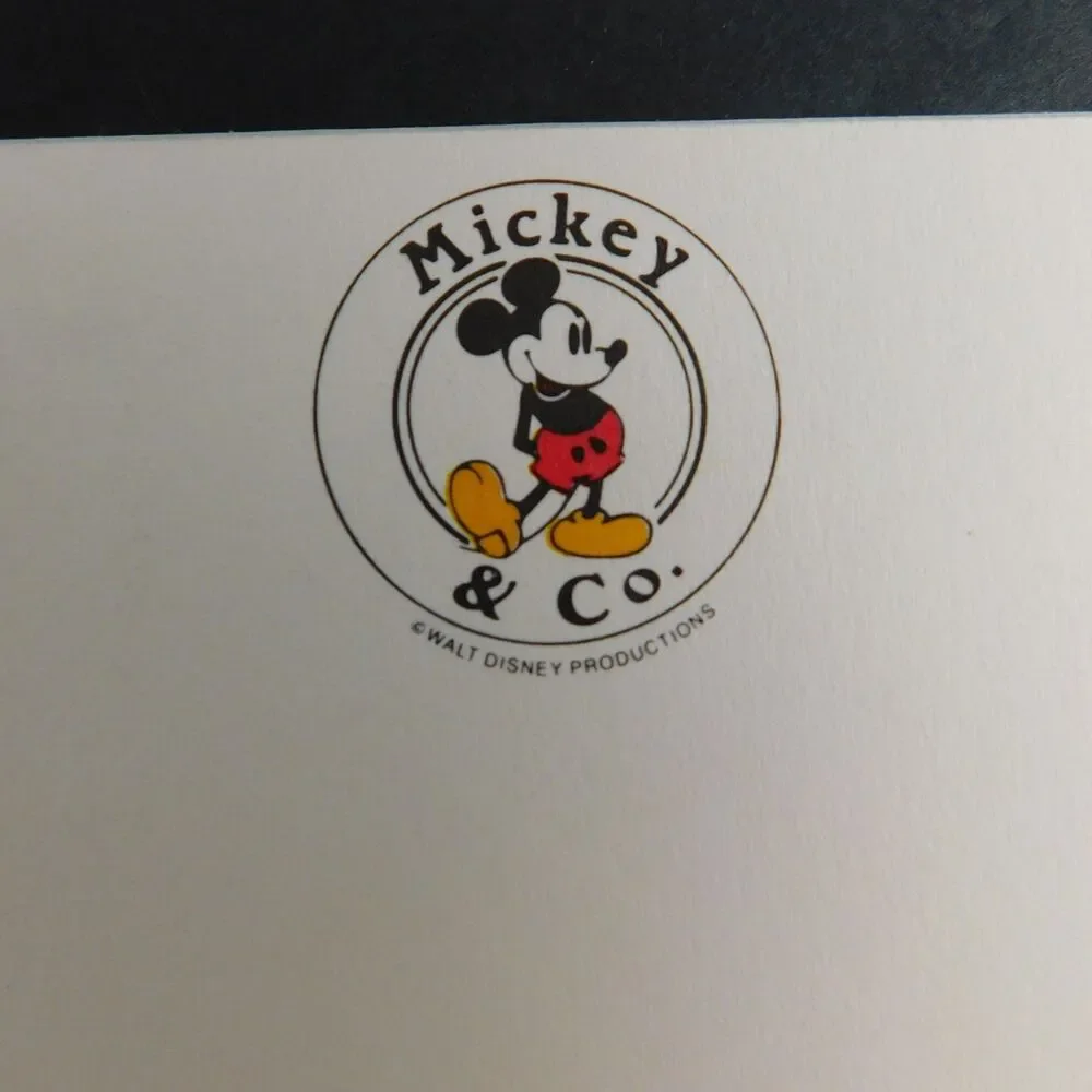 Walt Disney Mickey Mouse Notepads Lot of 4, Contempo, WD World Ears, Stationery